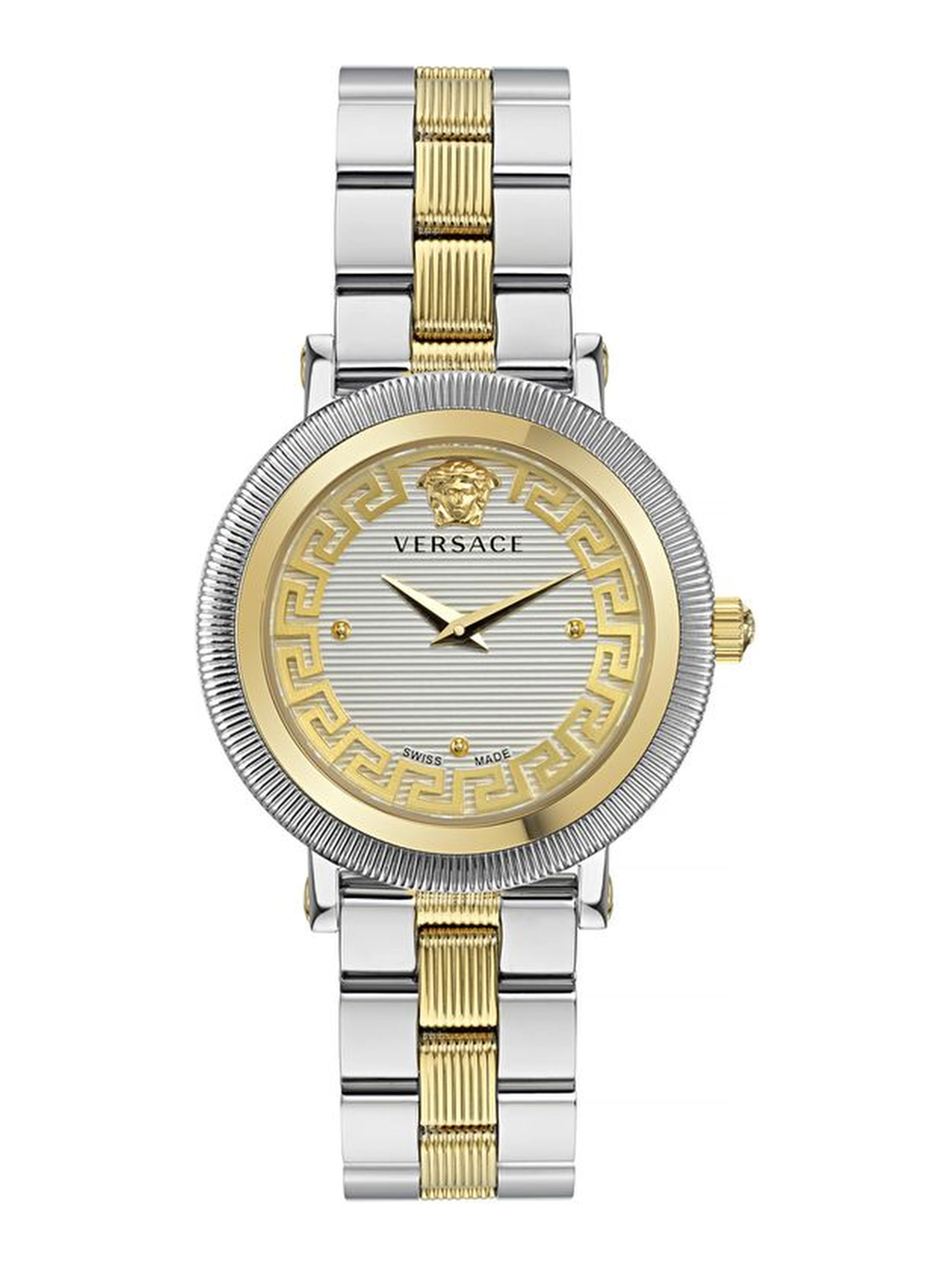 Gray Stainless Steel Dress Watch