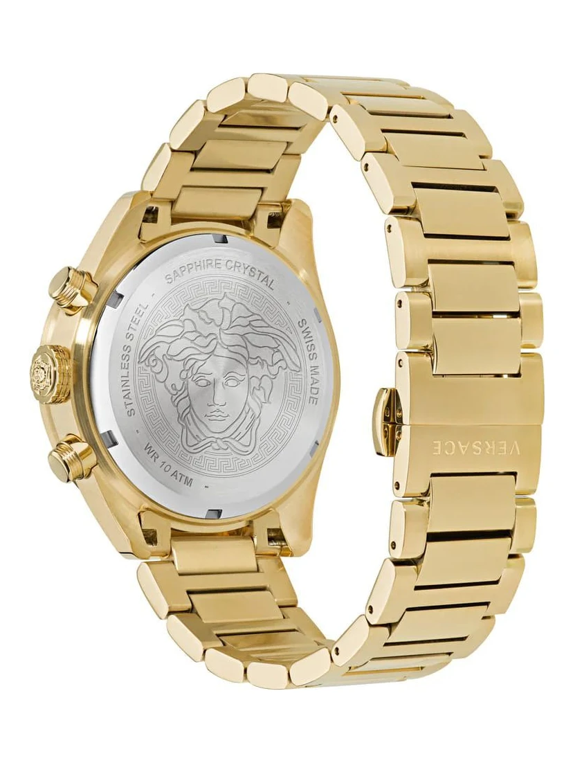 Gold Stainless Steel Dress Watch