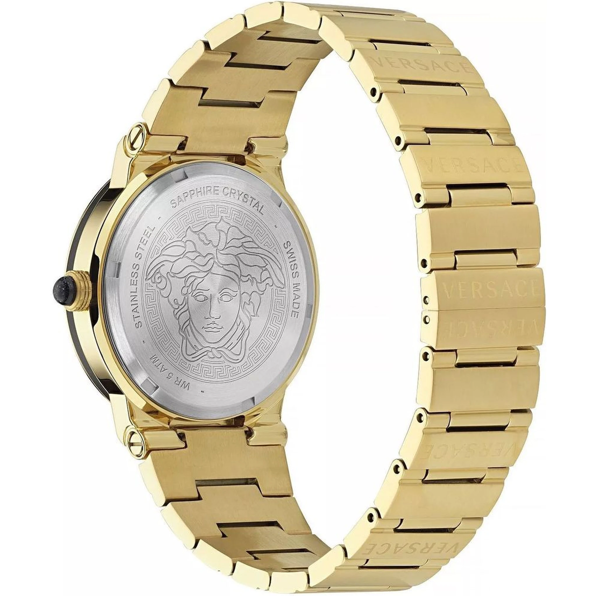Gold Stainless Steel Dress Watch