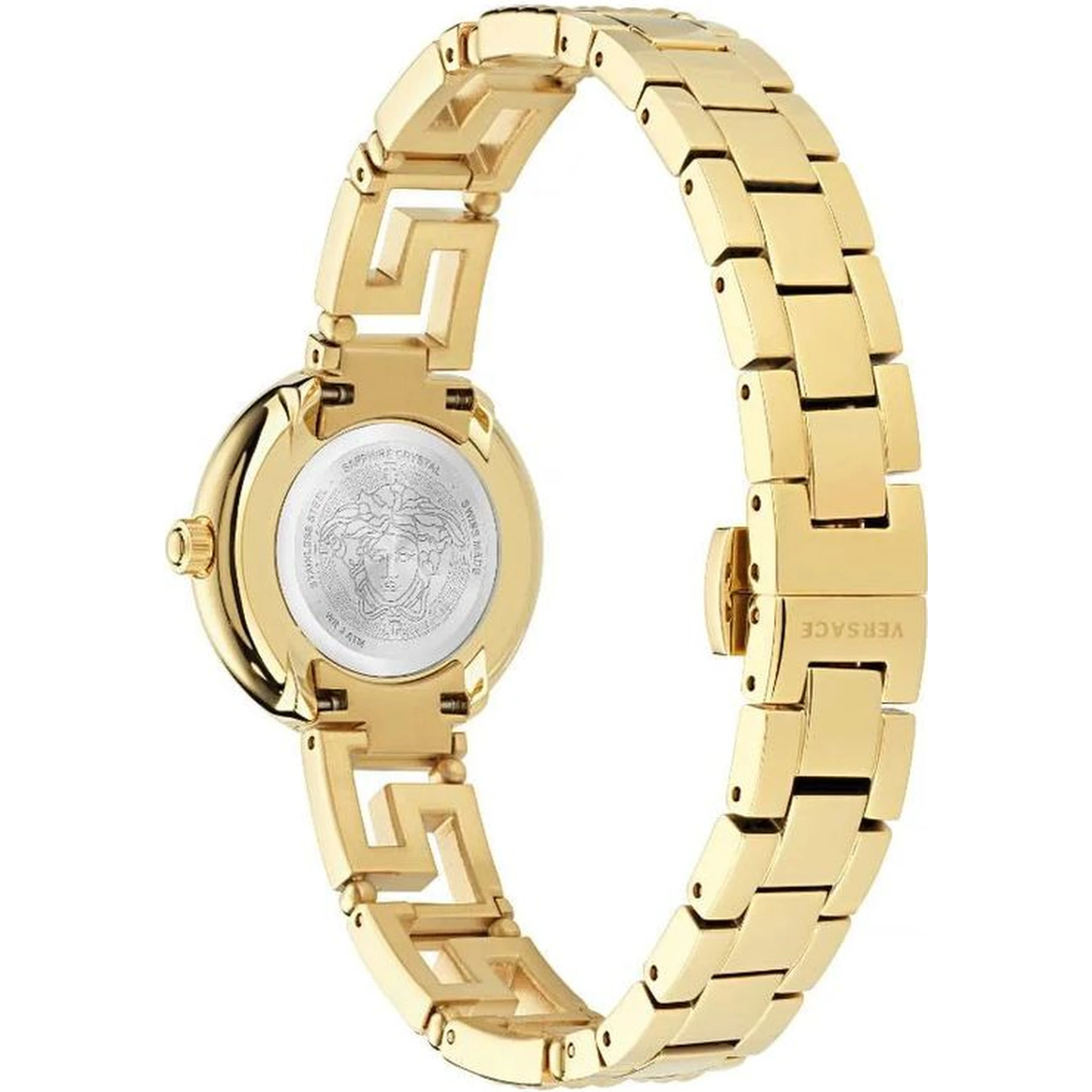 Gold Stainless Steel Dress Watch