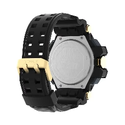 Black Rubber Sport Watch