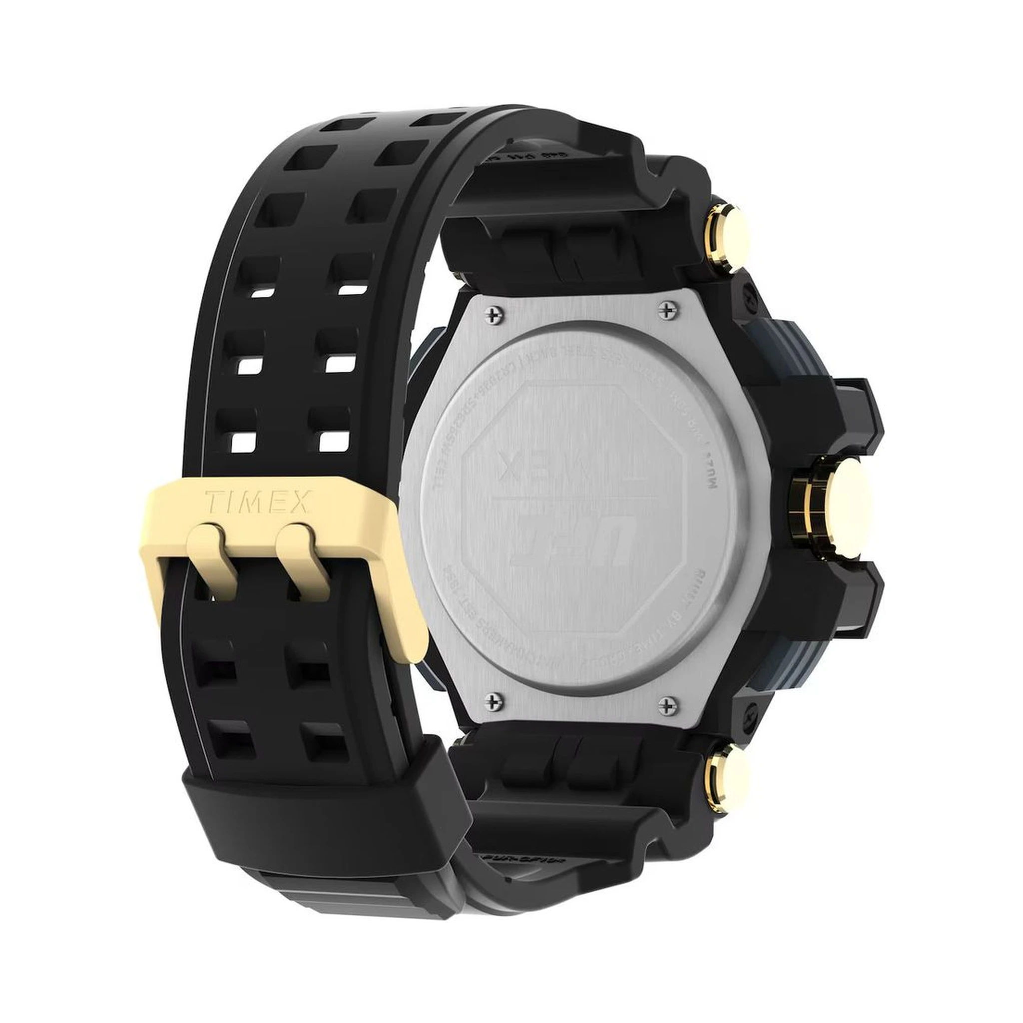 Black Rubber Sport Watch