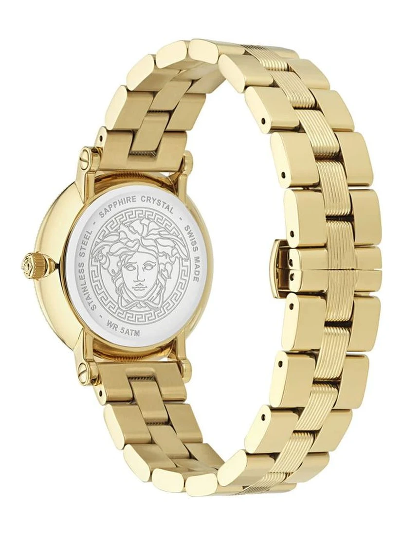 Gold Stainless Steel Dress Watch