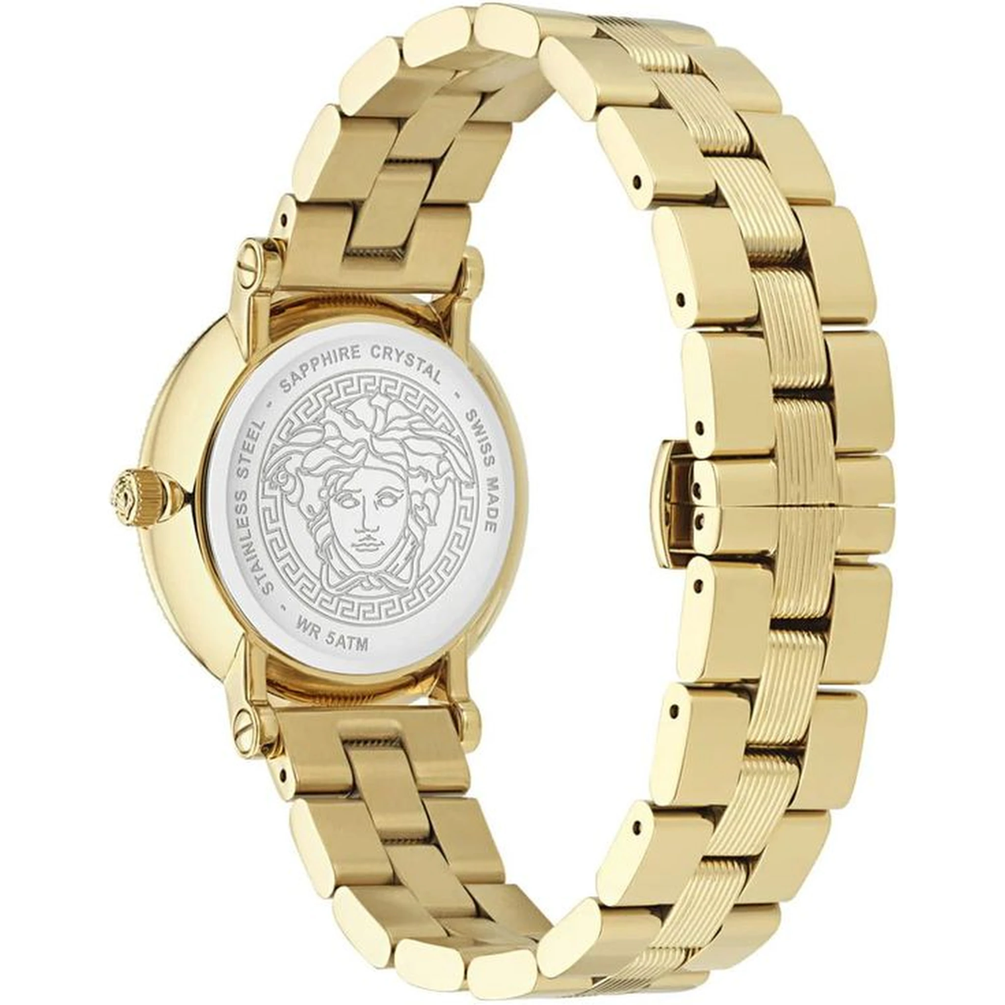Gold Stainless Steel Dress Watch
