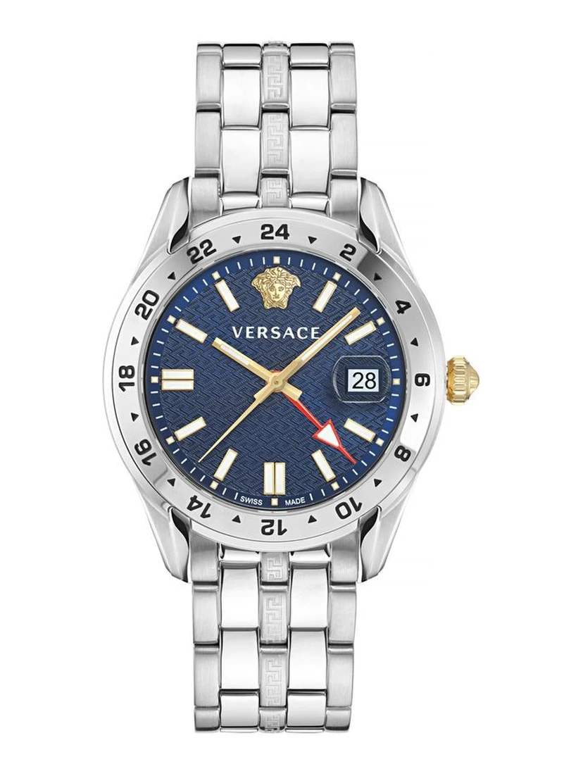 Gray Stainless Steel Dress Watch