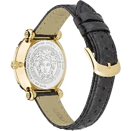 Black Fur Dress Watch