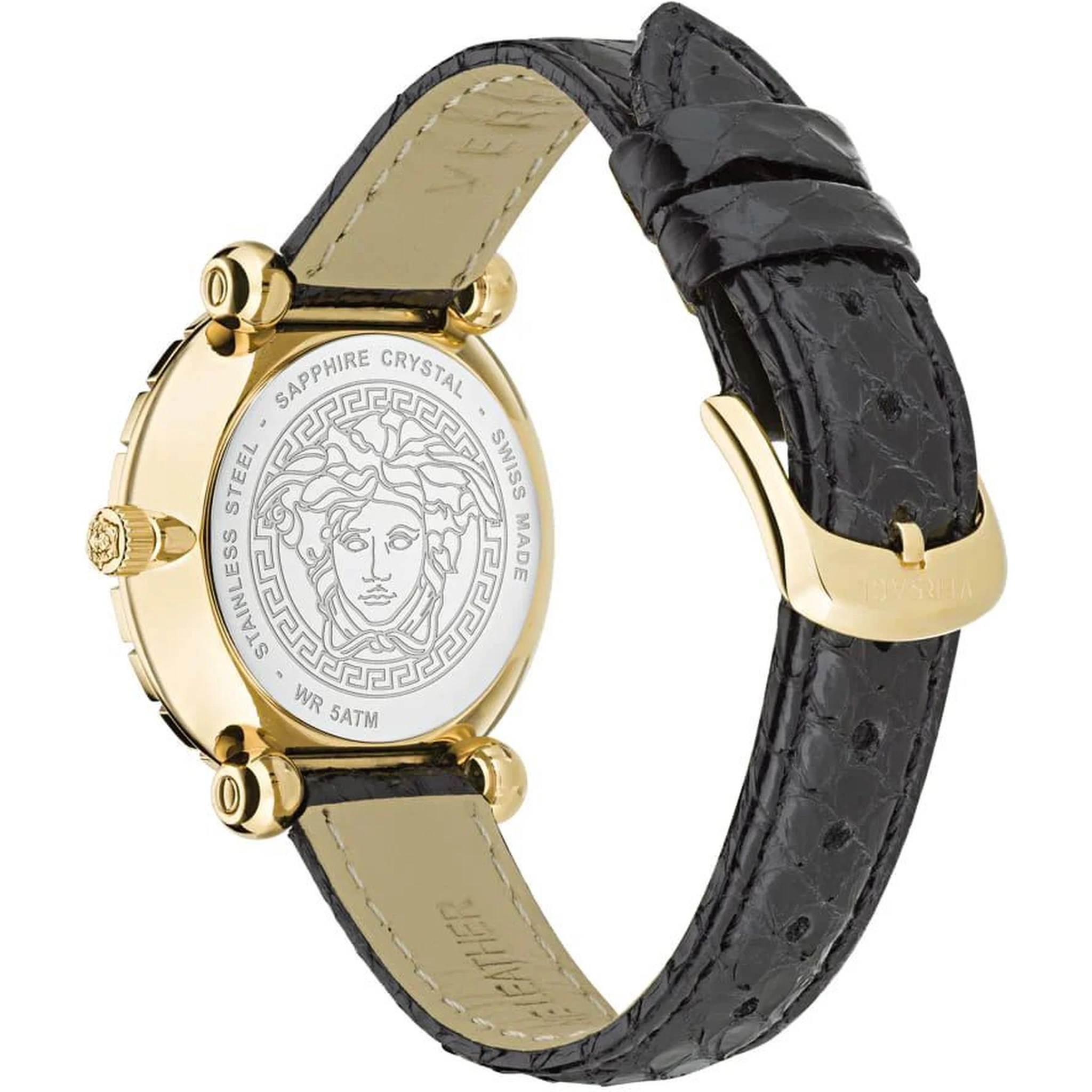 Black Fur Dress Watch