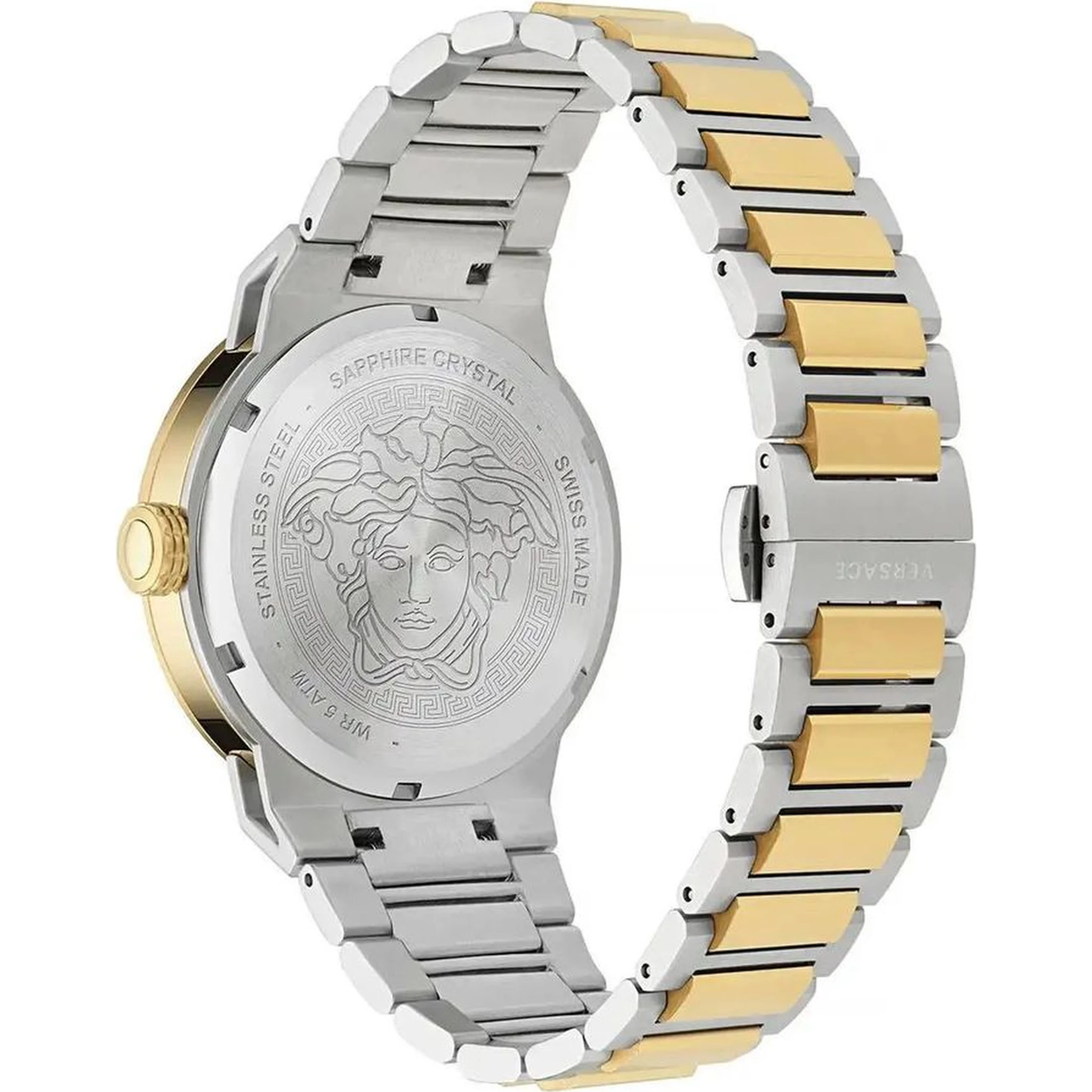 Gold Stainless Steel Dress Watch