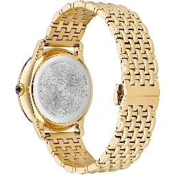 Gold Stainless Steel Dress Watch