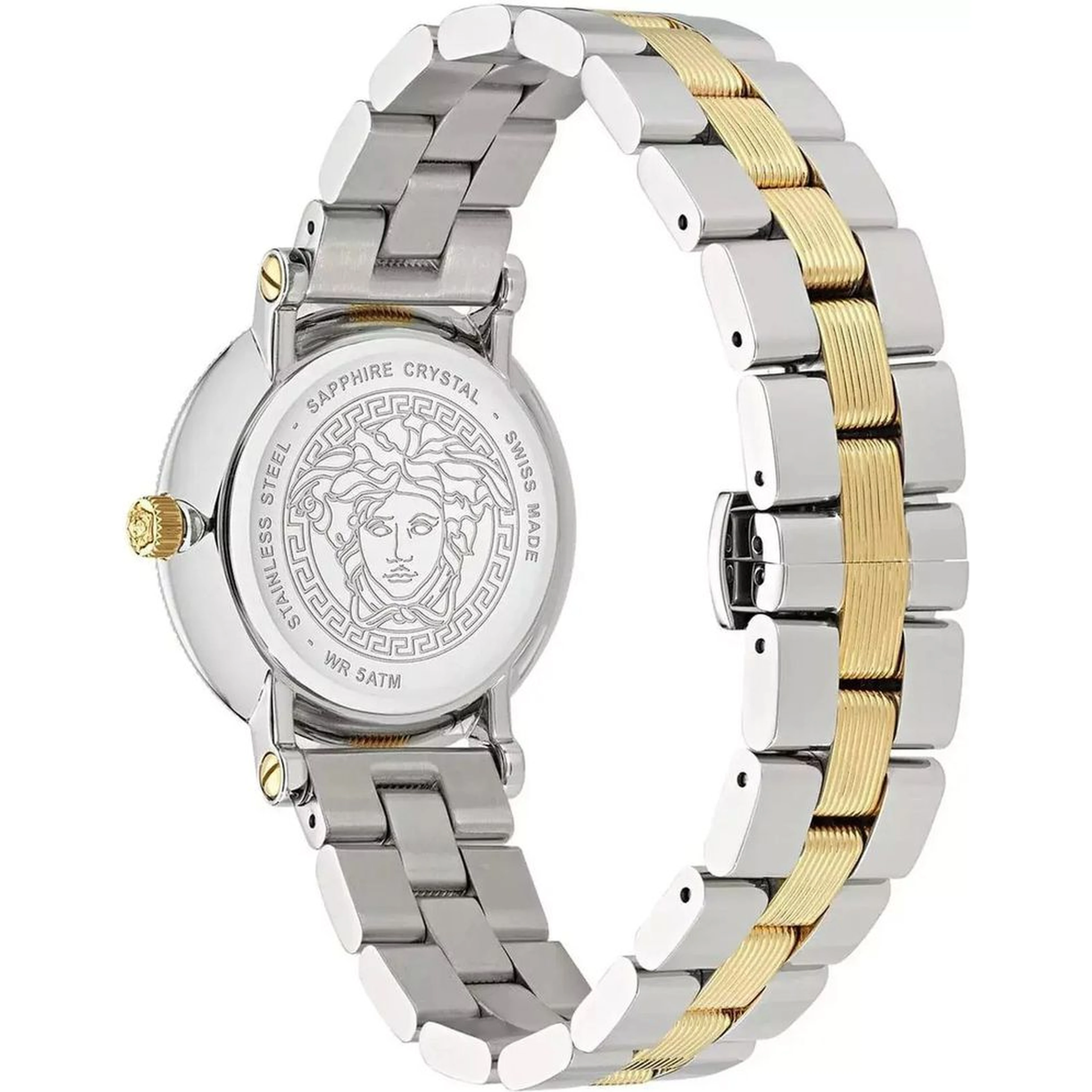 Gray Stainless Steel Dress Watch