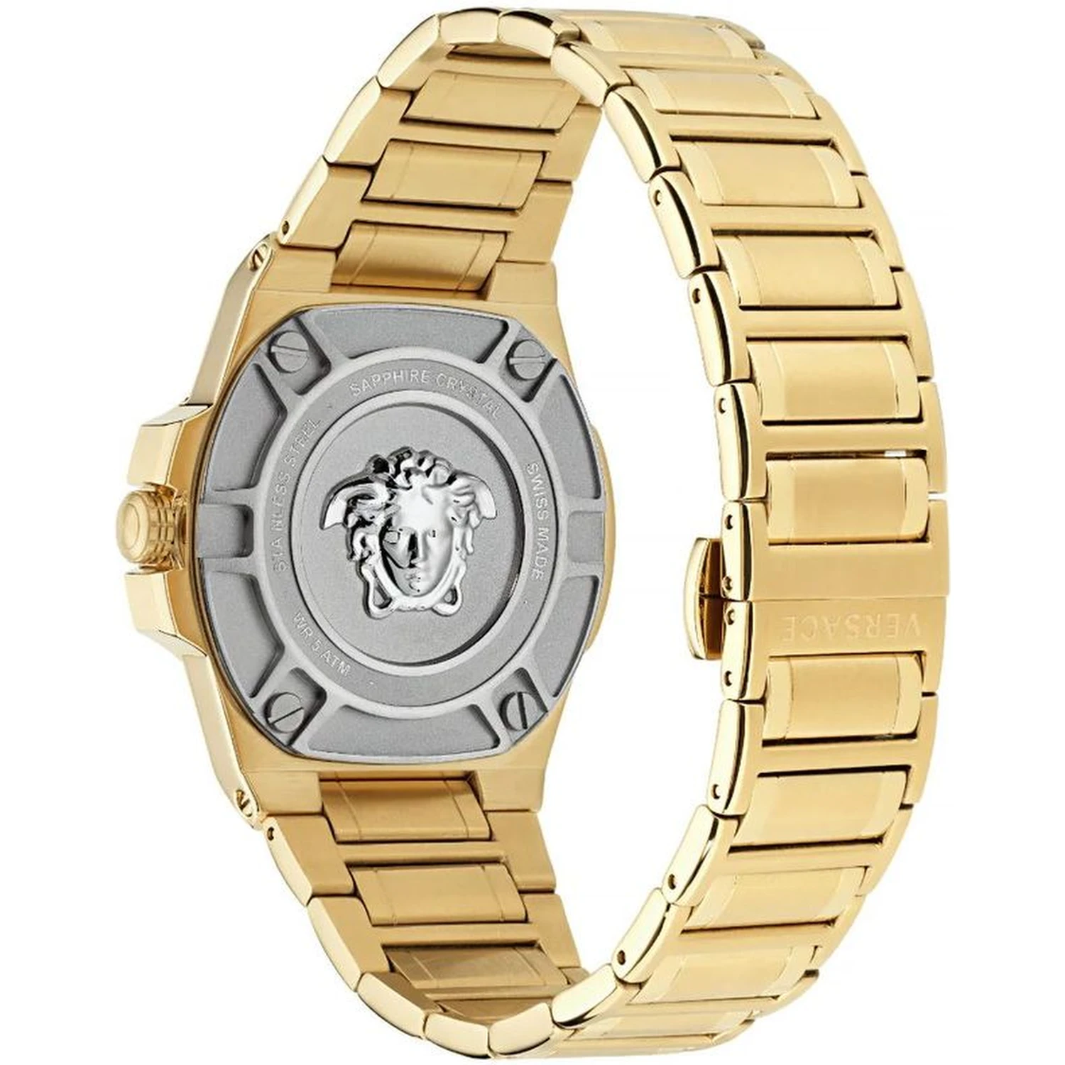Gold Stainless Steel Dress Watch