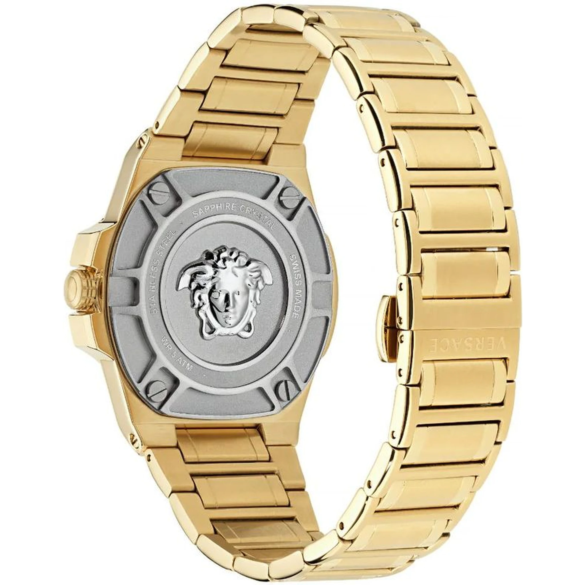 Gold Stainless Steel Dress Watch