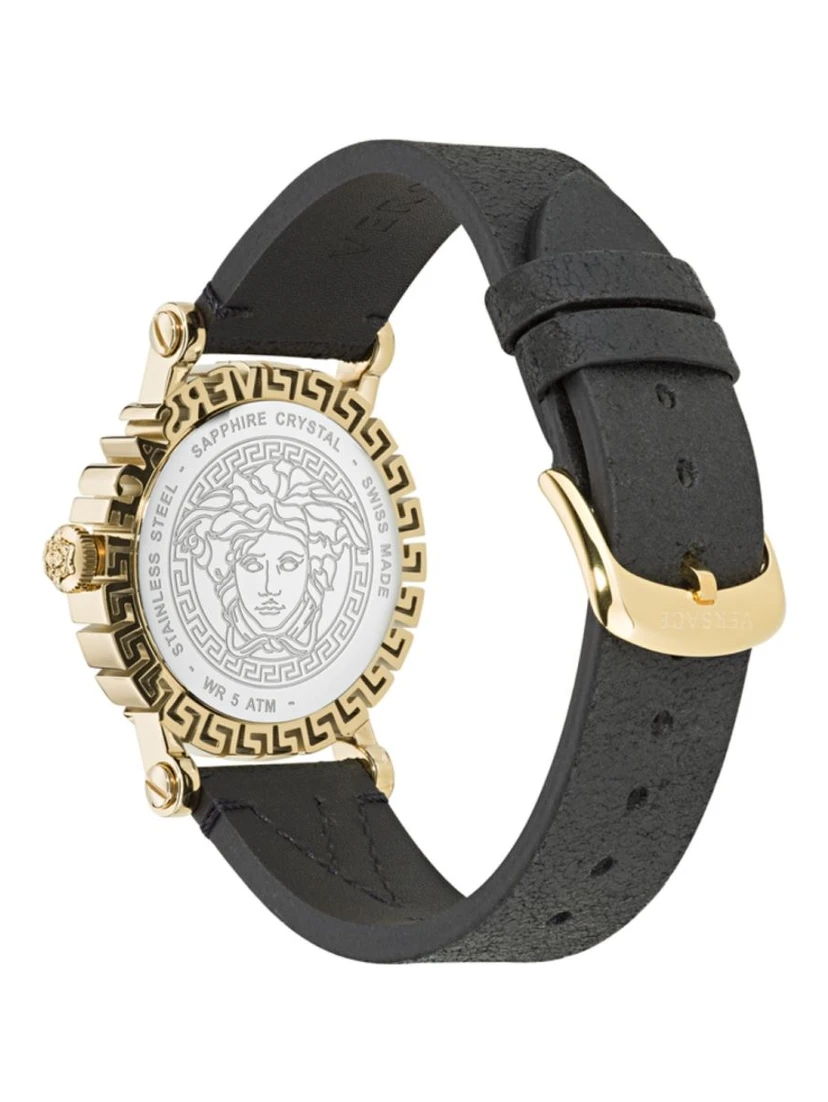 Black Fur Dress Watch