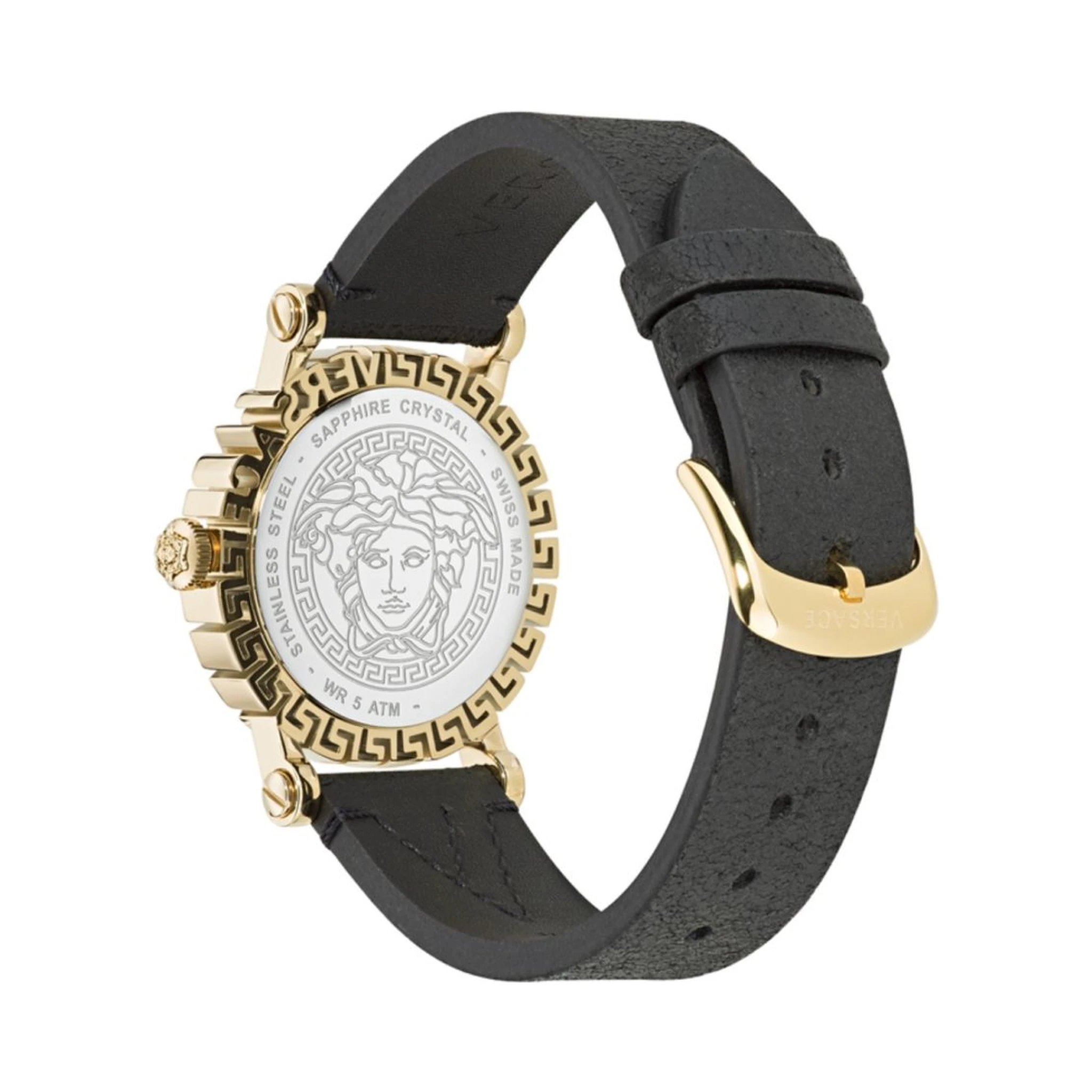 Black Fur Dress Watch