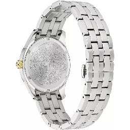 Gray Stainless Steel Dress Watch
