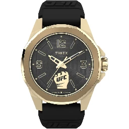 Black Synthetic Sport Watch