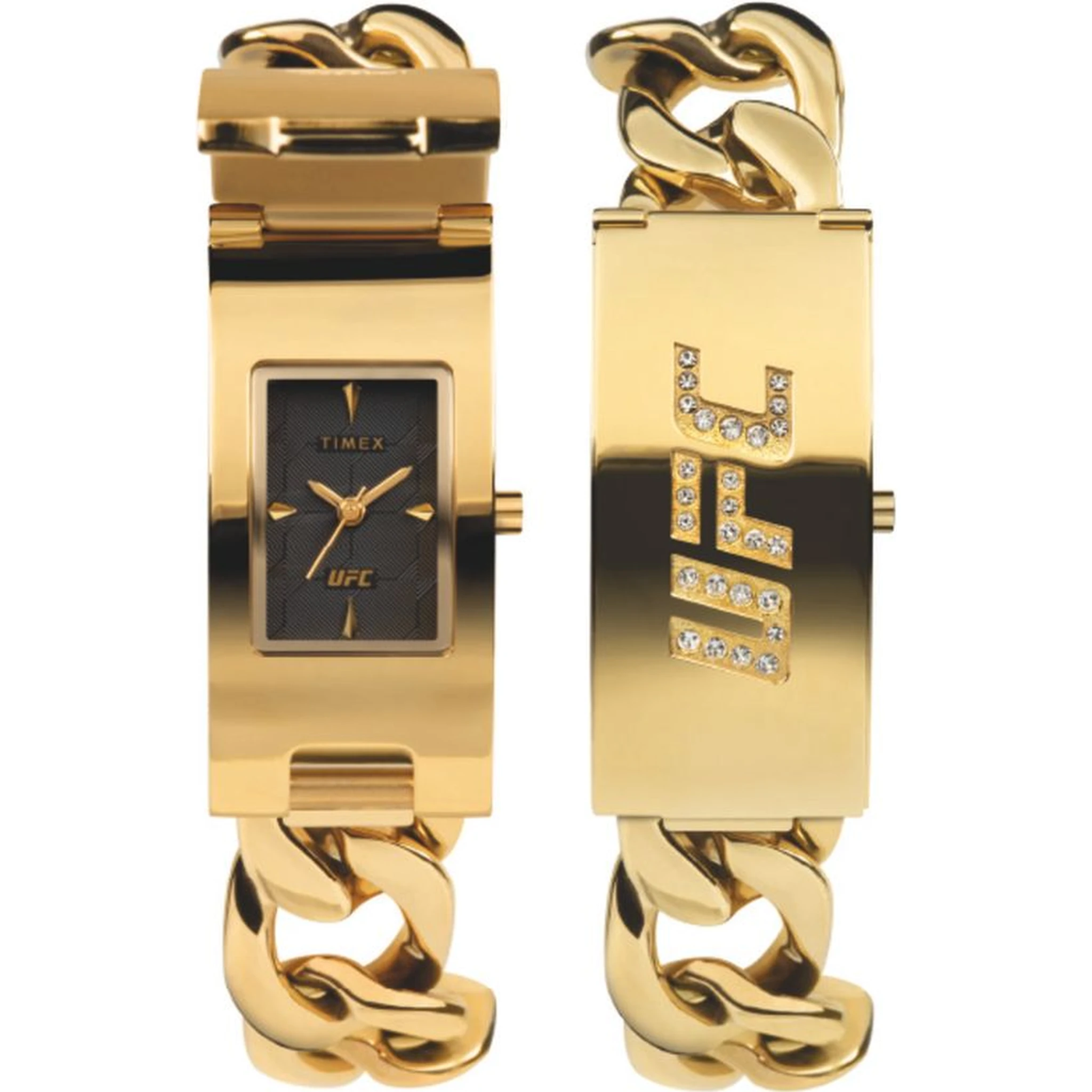 Gold Stainless Steel Bracelet Watch