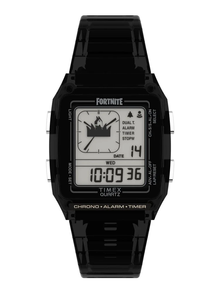 Black Rubber Digital Watch