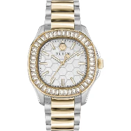 ساعة يد رسمية من الفولاذ المقاوم للصدأ الذهبي