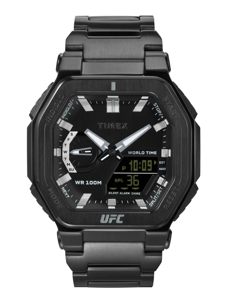 Black Stainless Steel Sport Watch