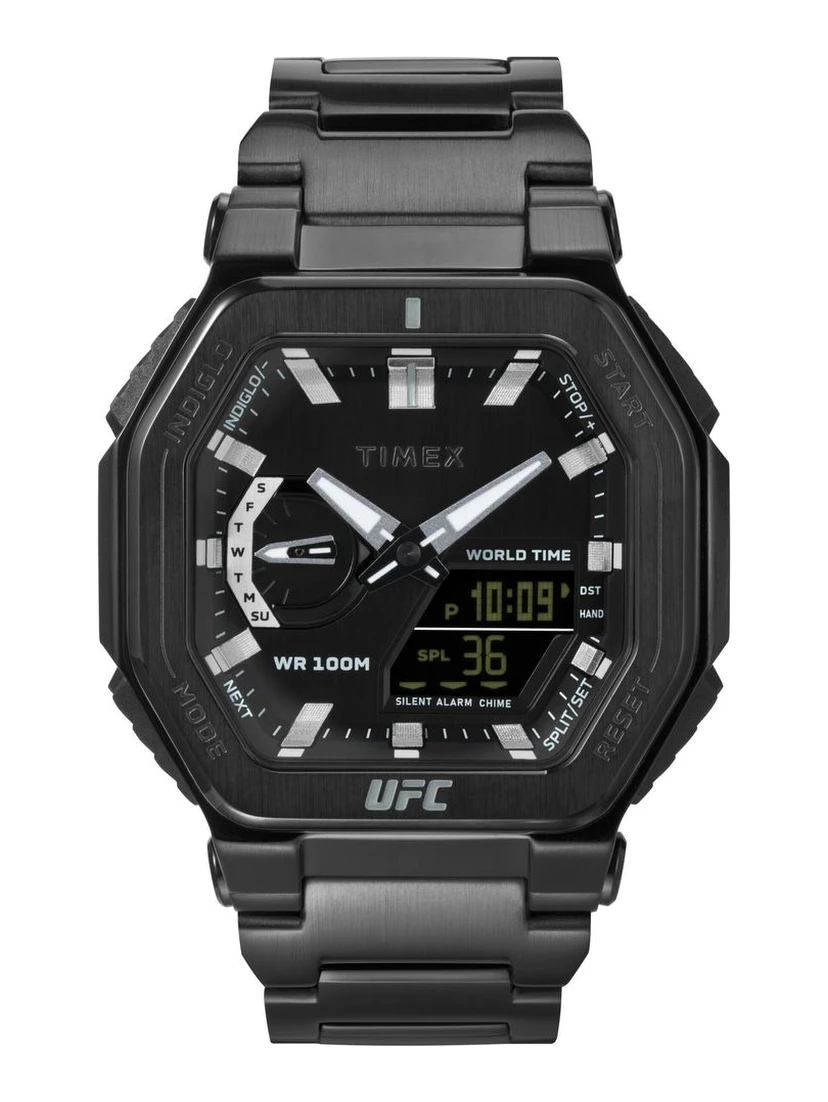 Black Stainless Steel Sport Watch