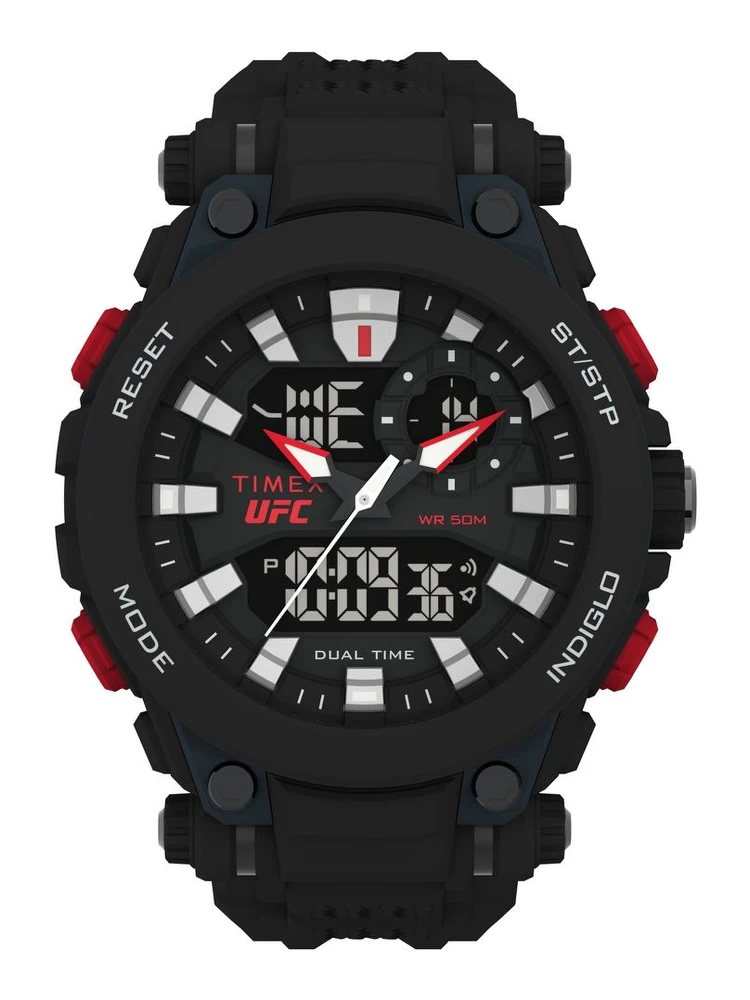 Black Rubber Digital Watch