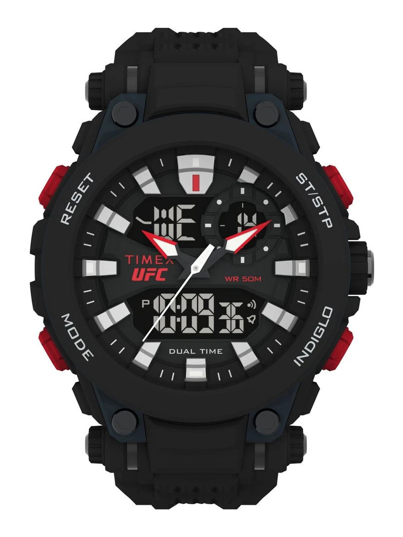 Black Rubber Digital Watch