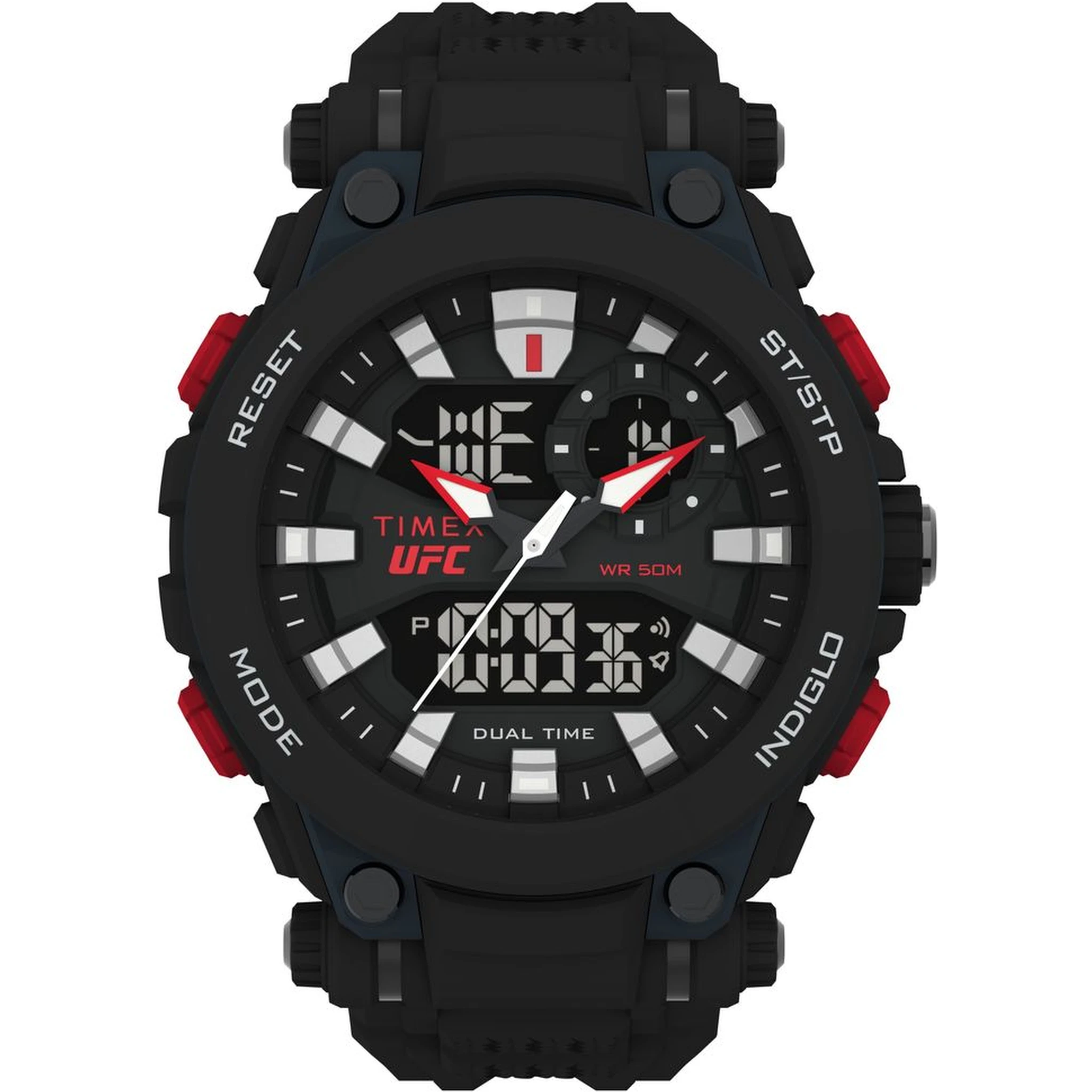 Black Rubber Digital Watch