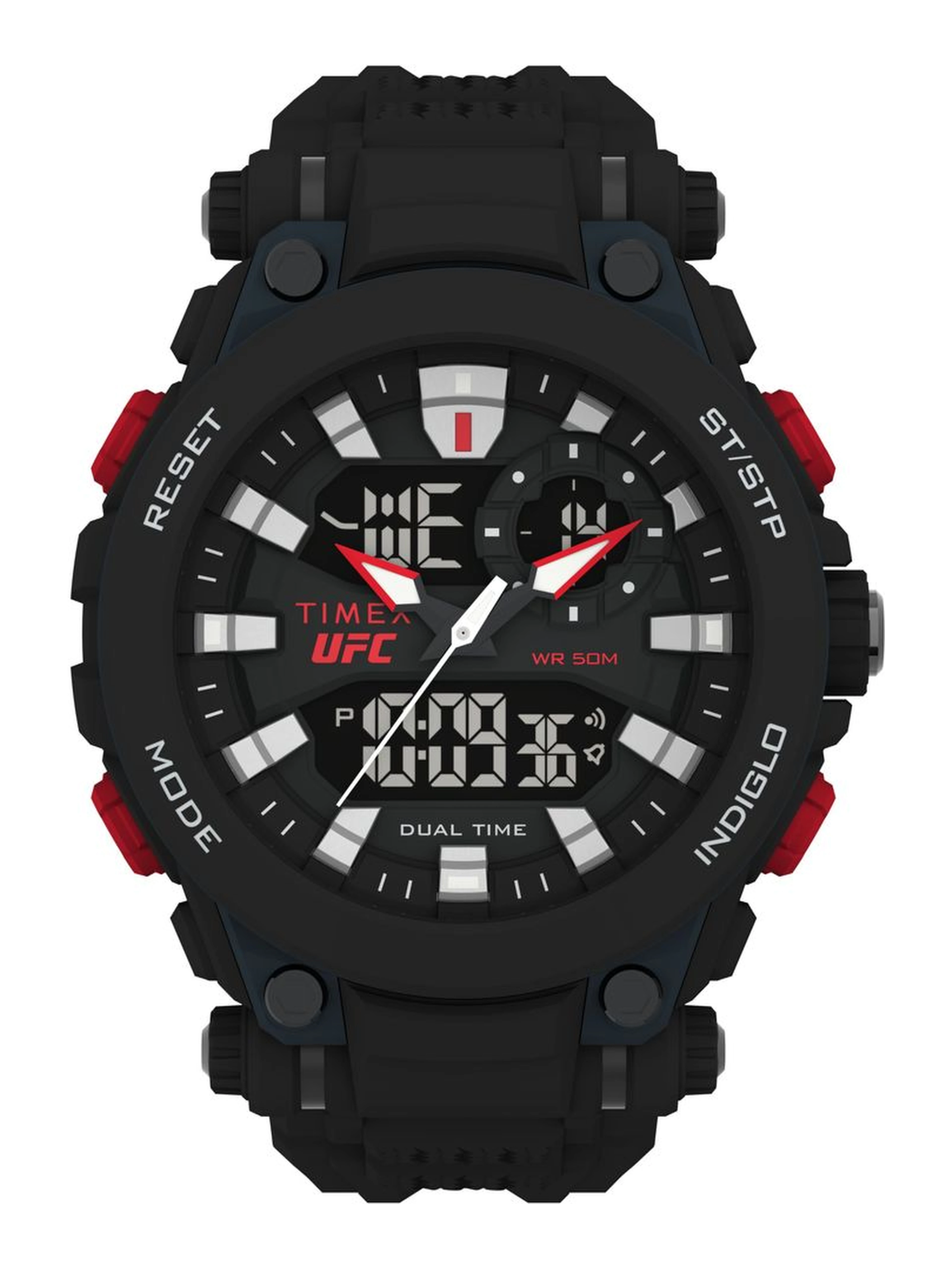 Black Rubber Digital Watch