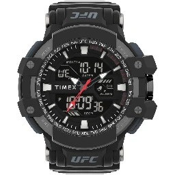 Black Rubber Digital Watch