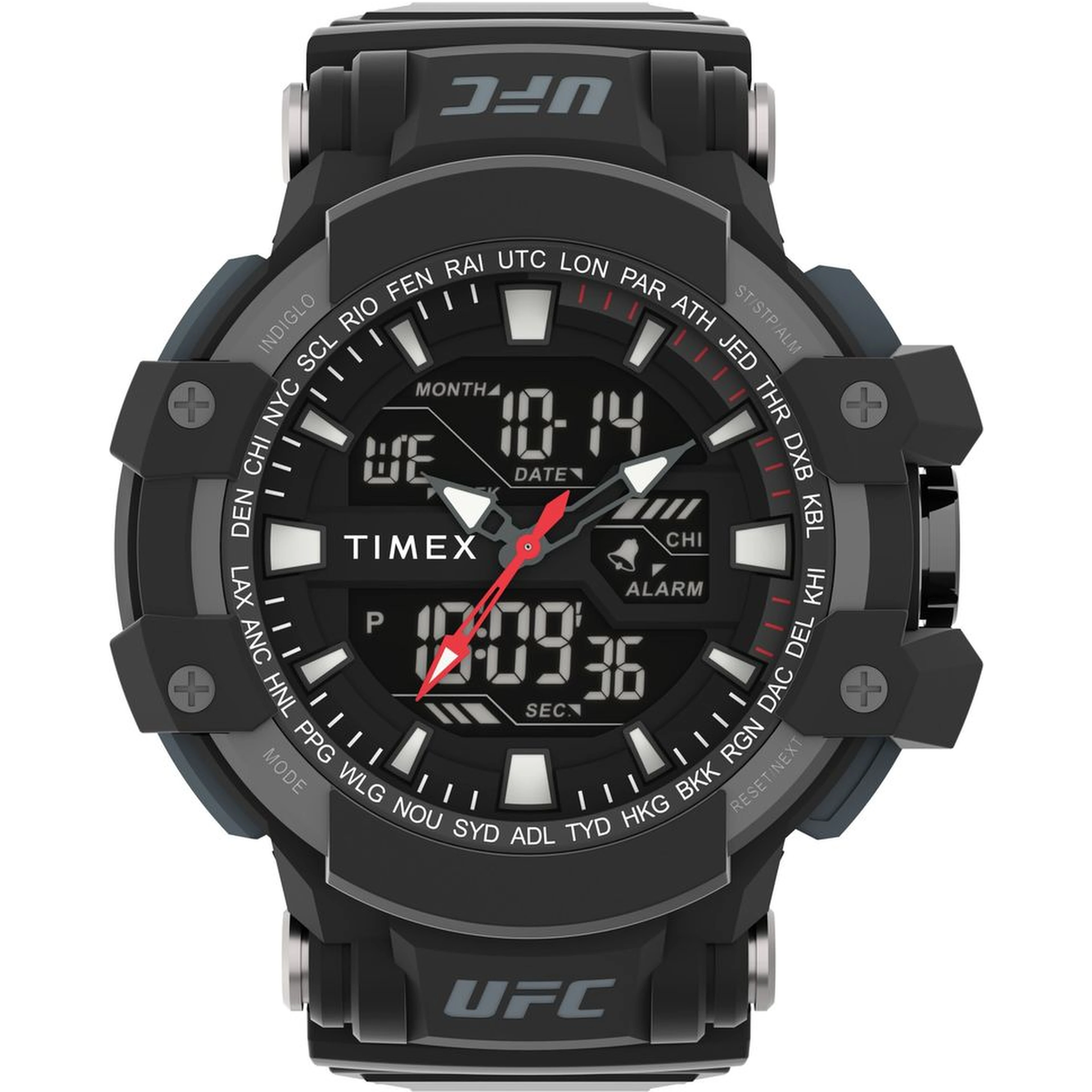 Black Rubber Digital Watch