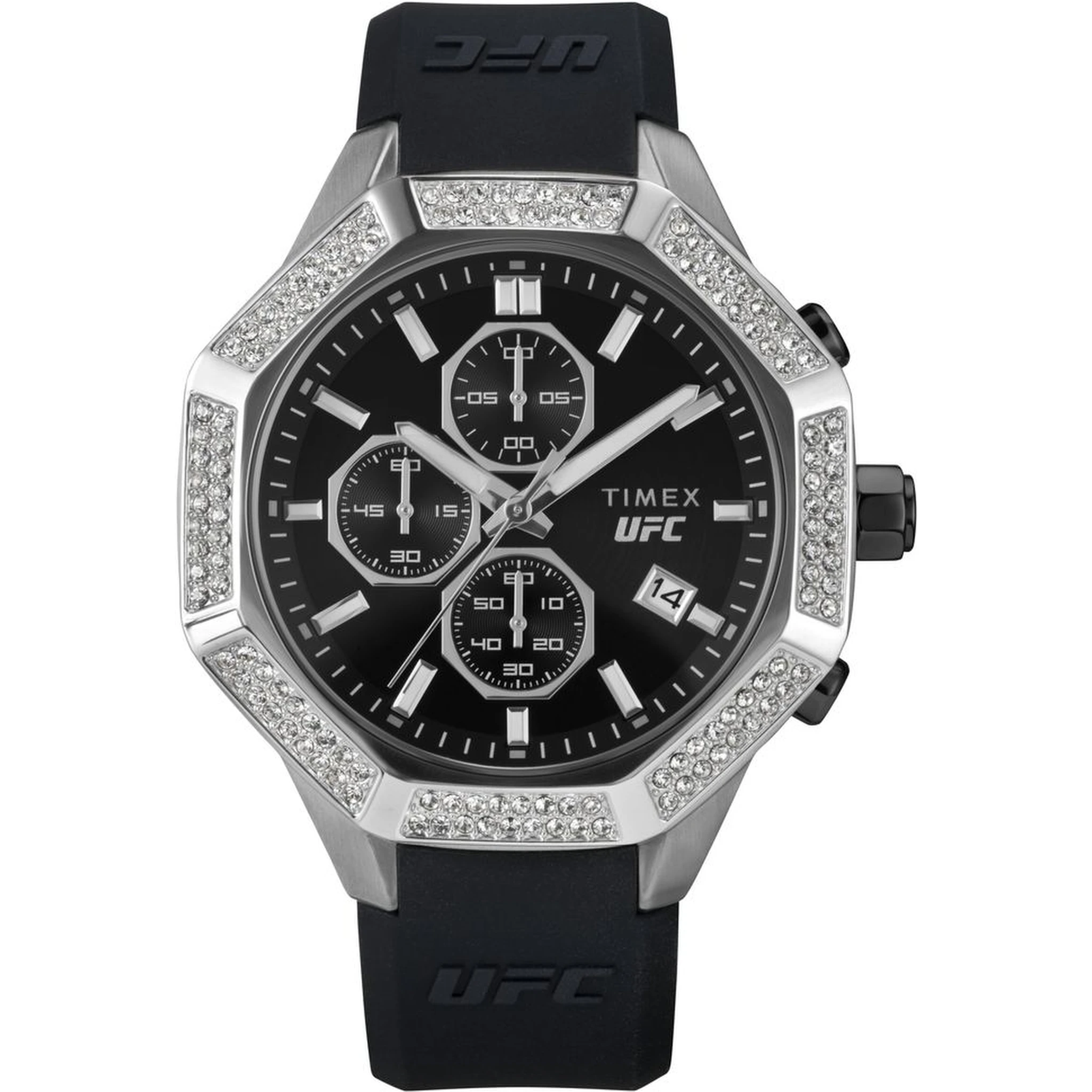 Black Synthetic Sport Watch