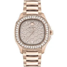 ساعة يد أنيقة متعددة الألوان من الفولاذ المقاوم للصدأ