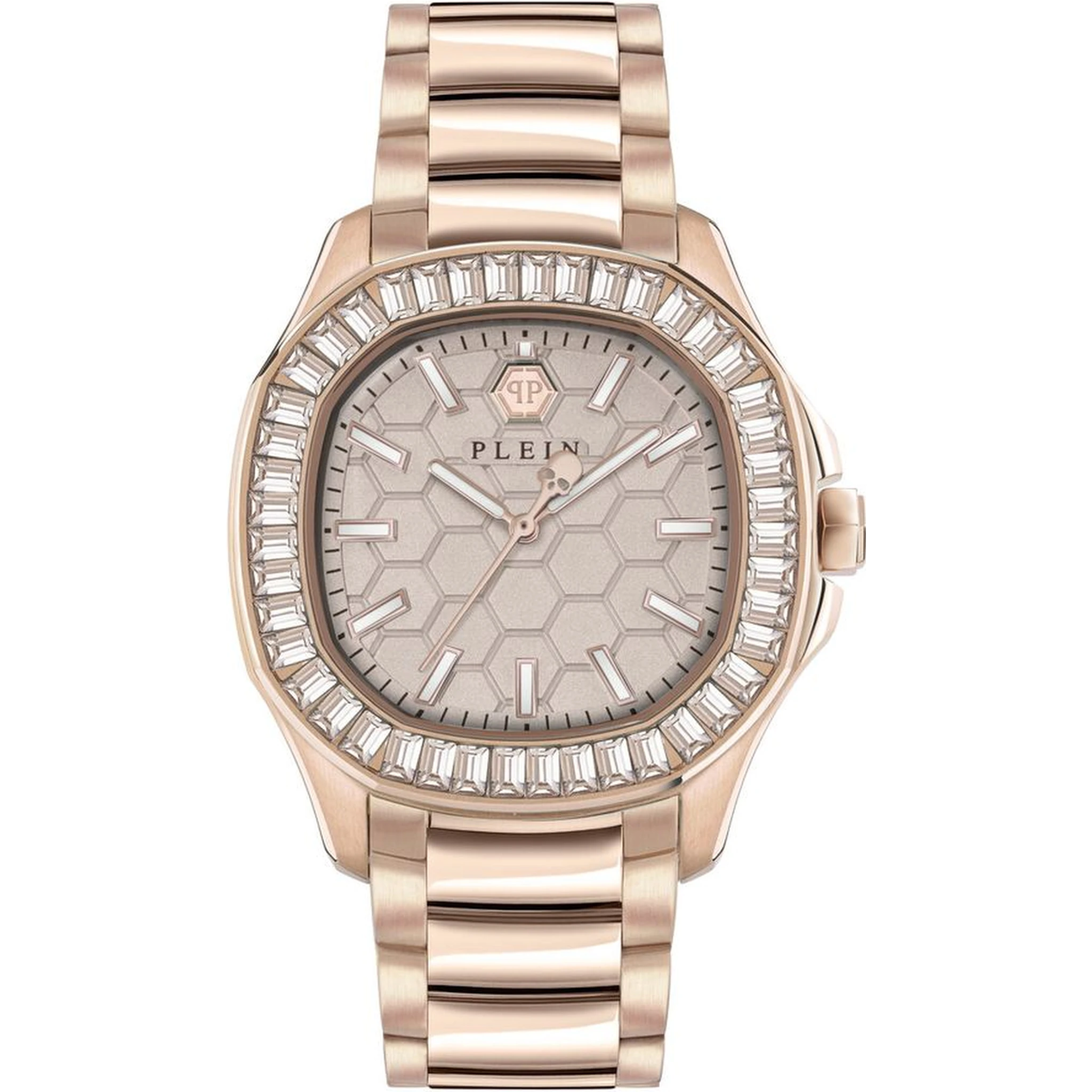 ساعة يد أنيقة متعددة الألوان من الفولاذ المقاوم للصدأ