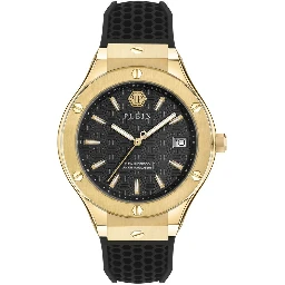 Black Synthetic Dress Watch