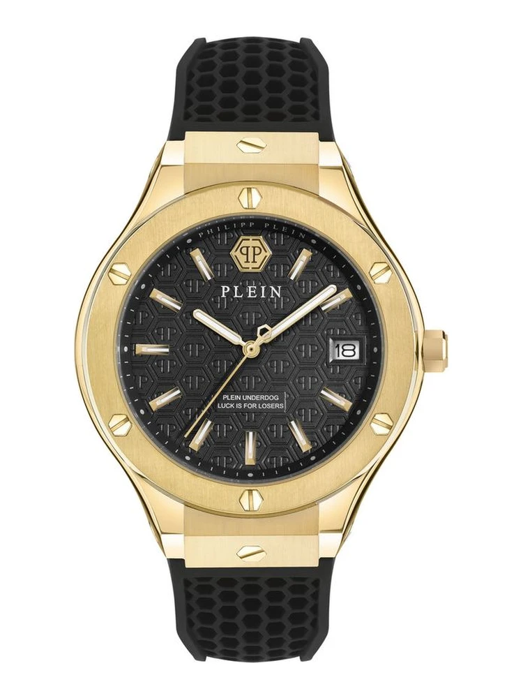 Black Synthetic Dress Watch