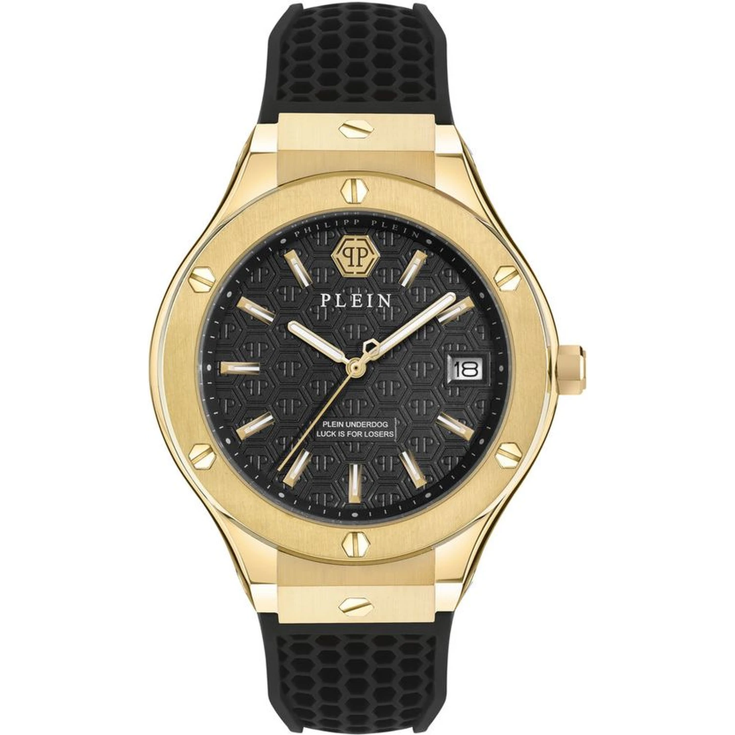 Black Synthetic Dress Watch
