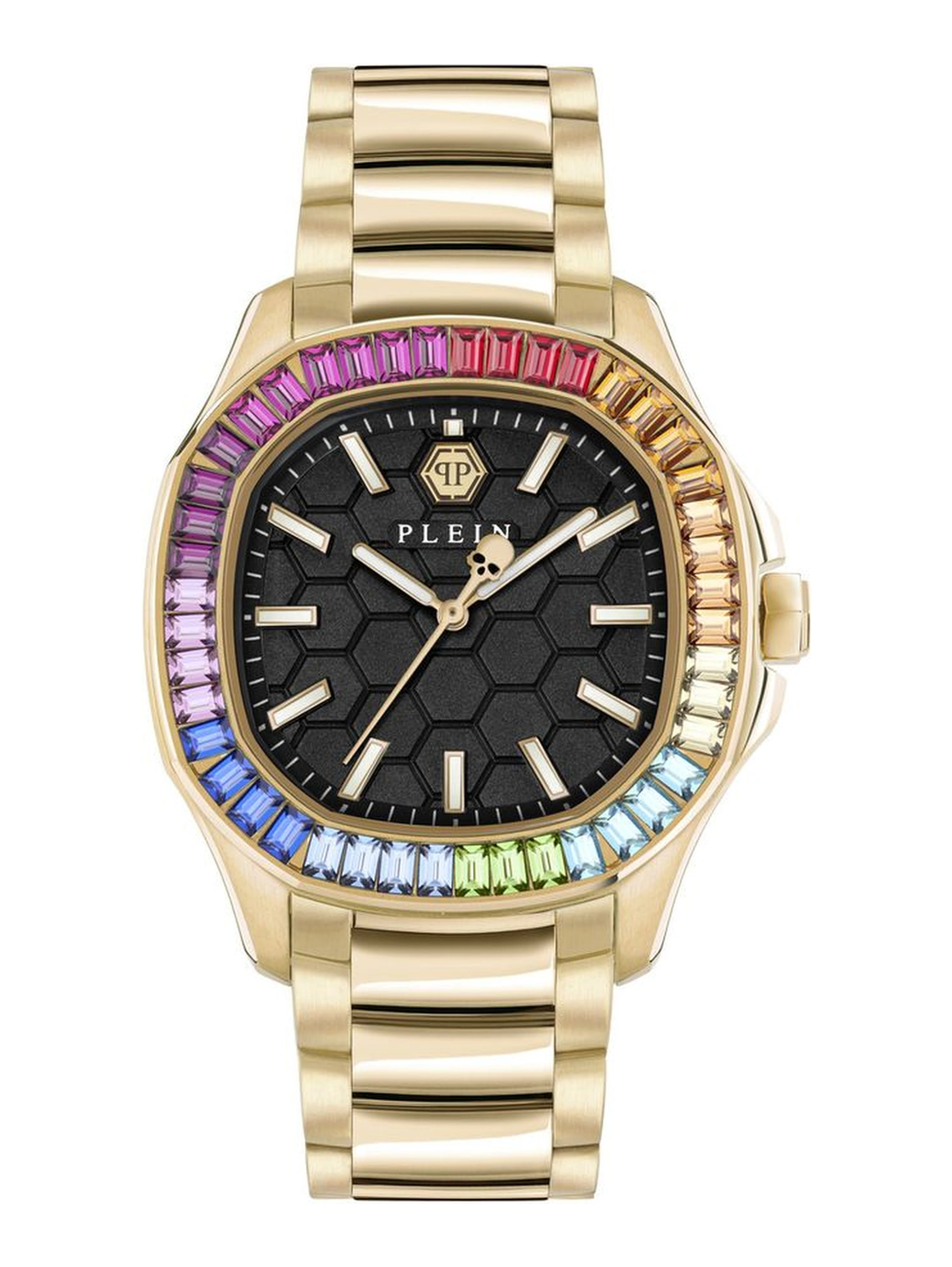 Gold Stainless Steel Dress Watch
