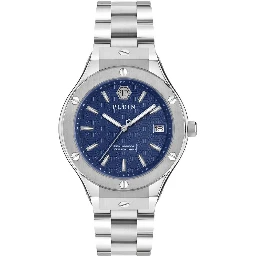 Gray Stainless Steel Dress Watch