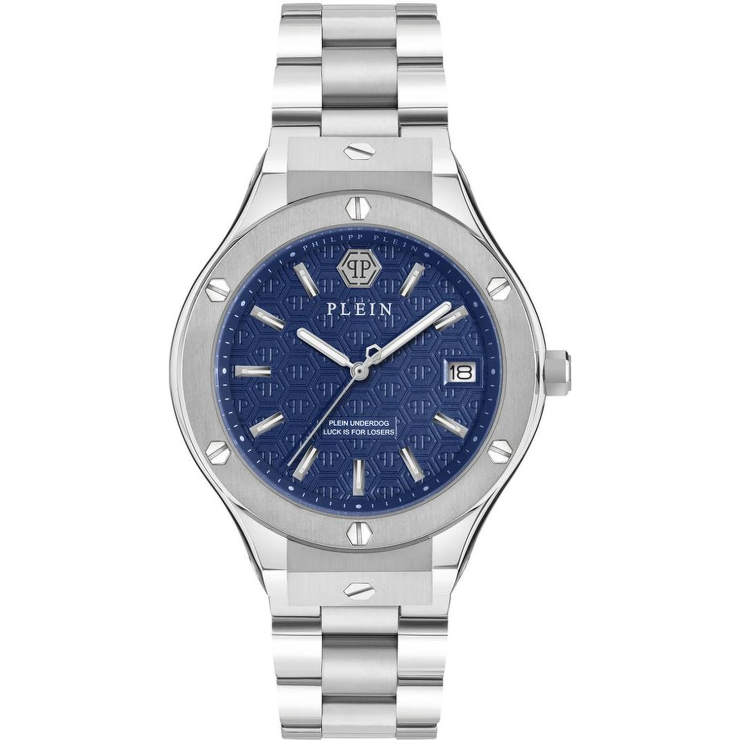 Gray Stainless Steel Dress Watch