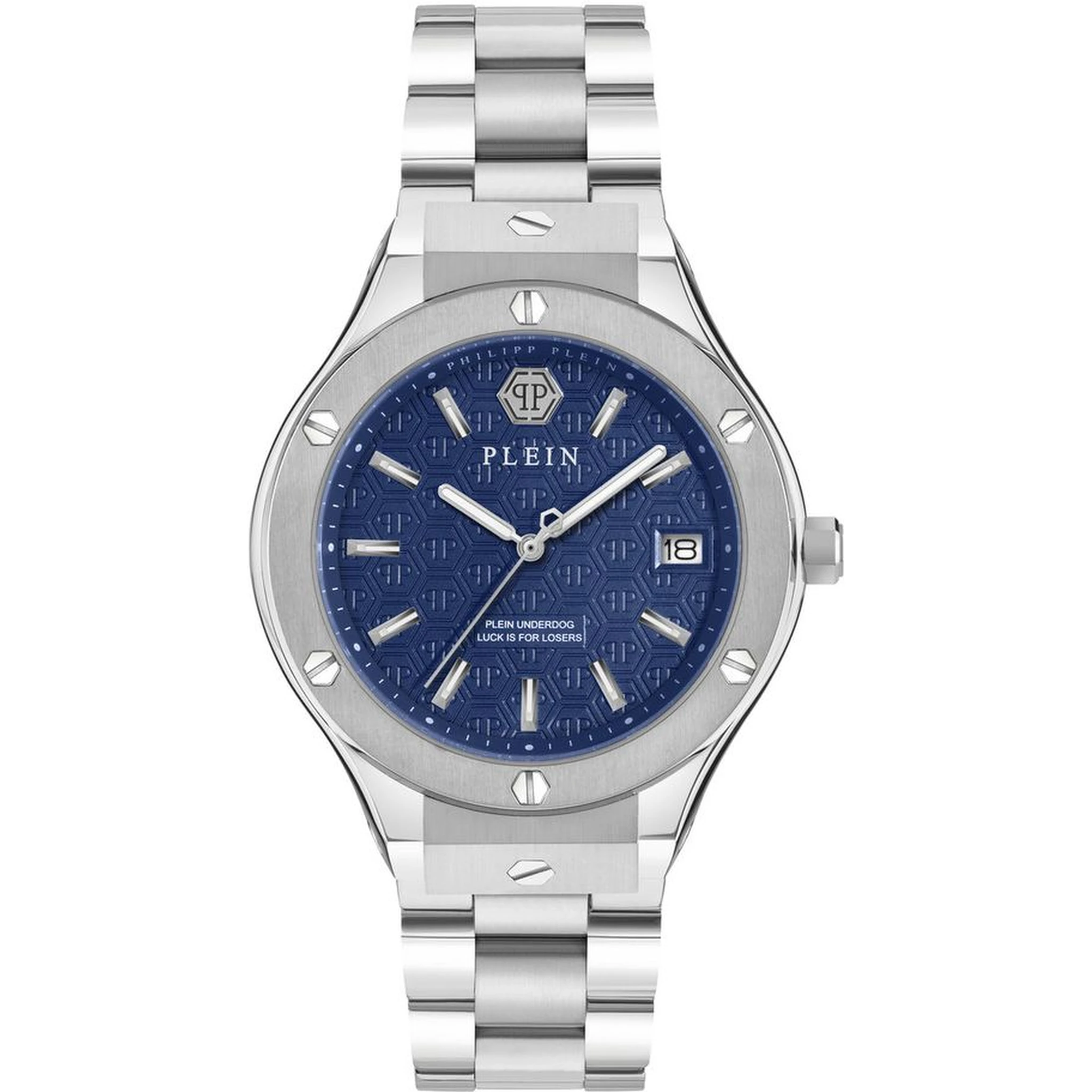 Gray Stainless Steel Dress Watch