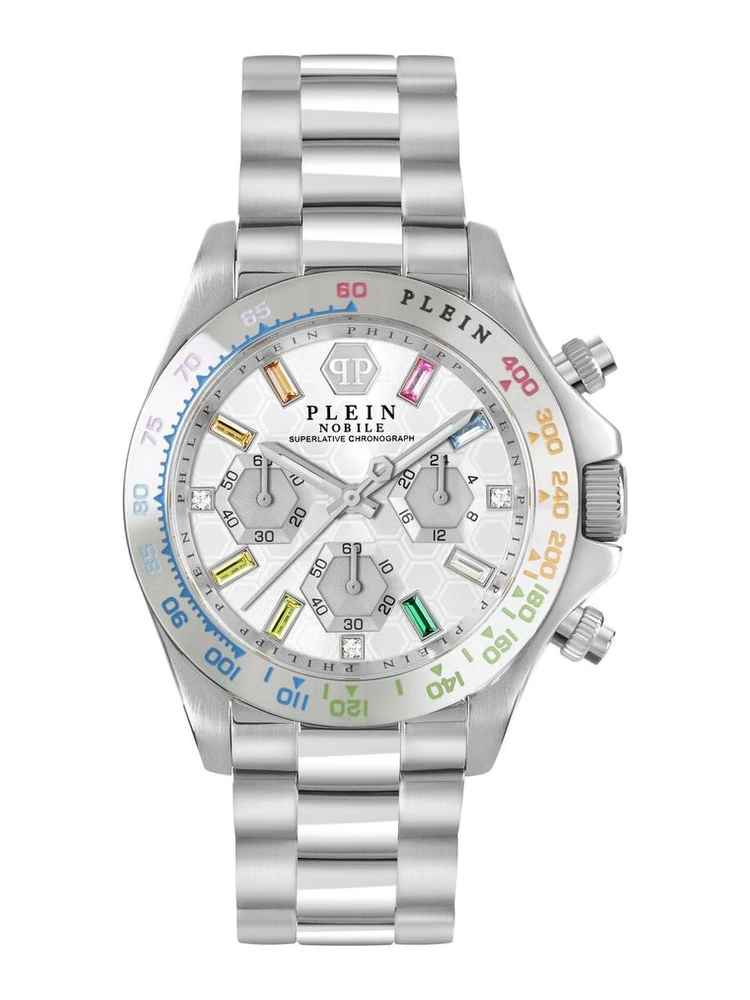 Gray Stainless Steel Dress Watch