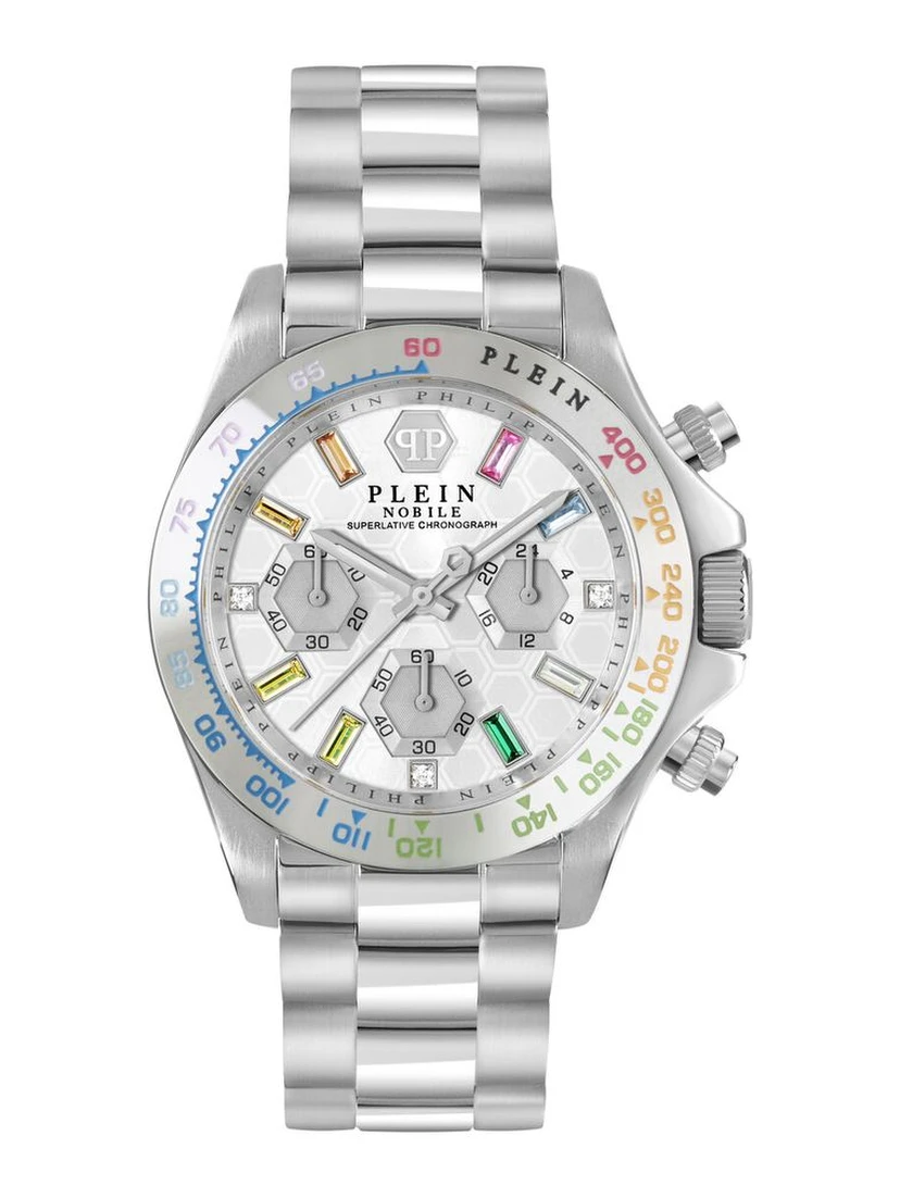 Gray Stainless Steel Dress Watch