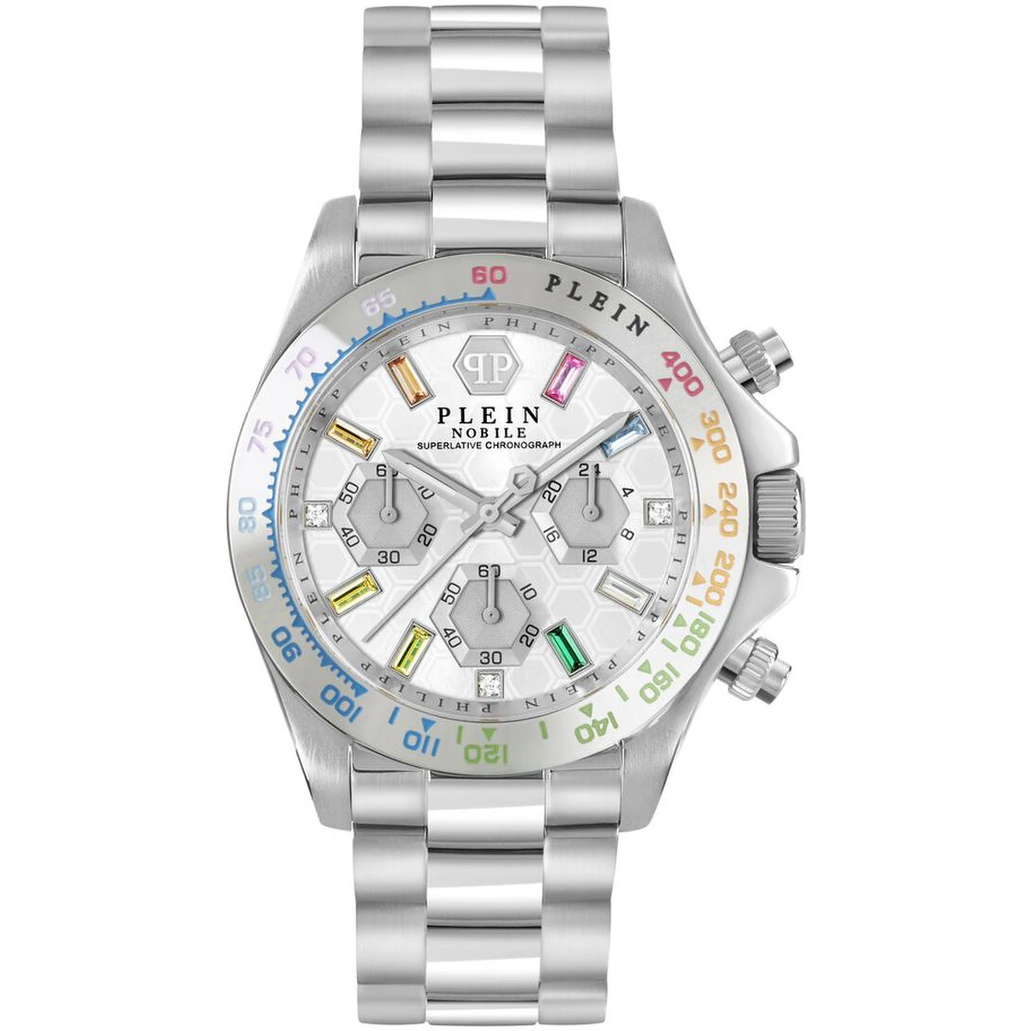 ساعة يد رسمية من الفولاذ المقاوم للصدأ الرمادي