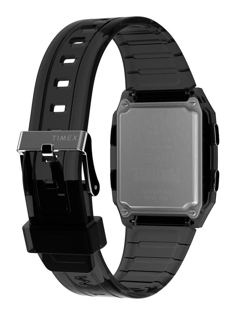 Black Rubber Digital Watch