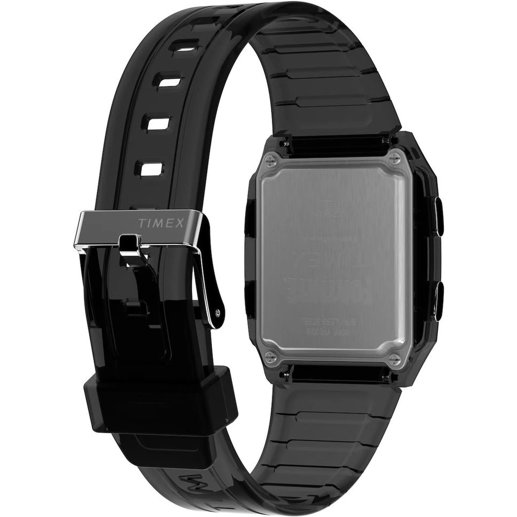 Black Rubber Digital Watch