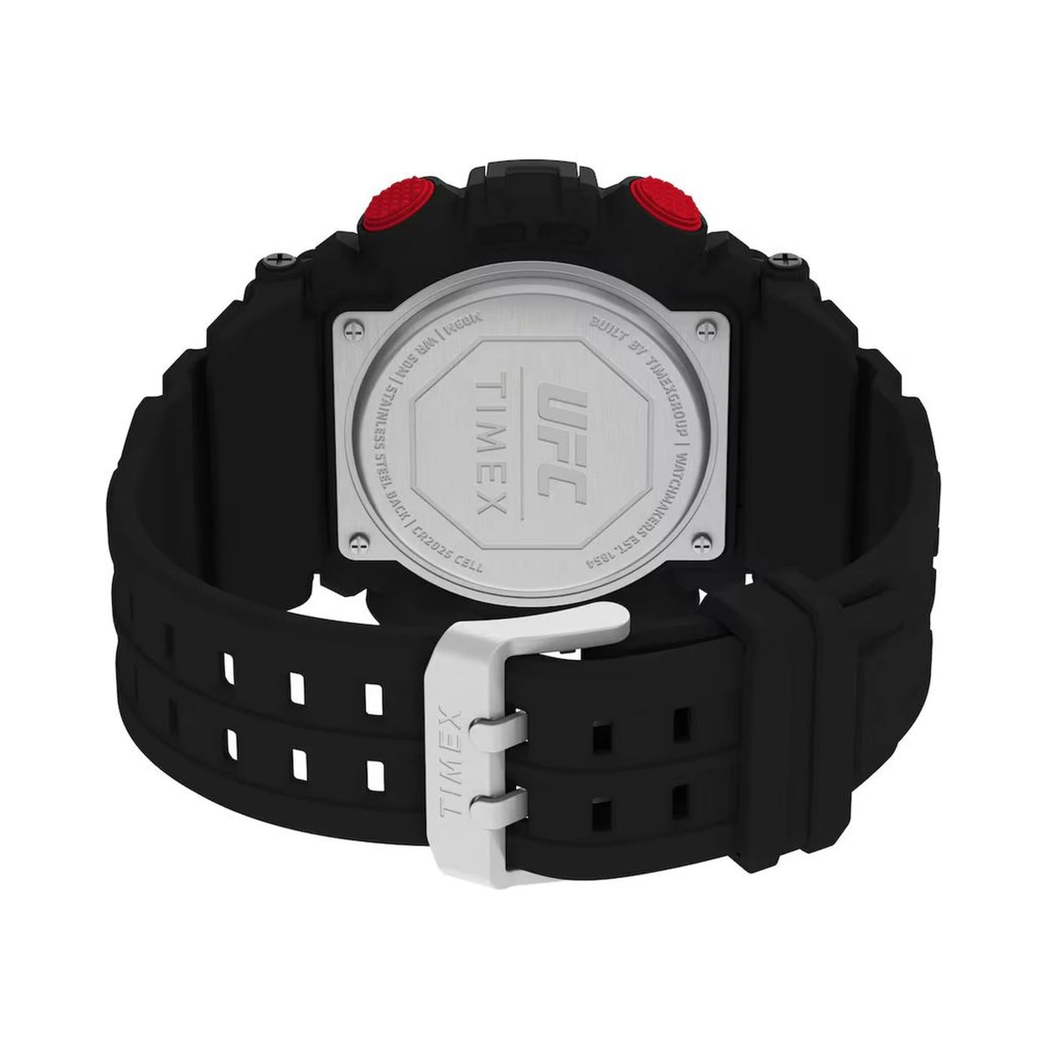 Black Rubber Sport Watch