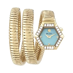 Gold Stainless Steel Dress Watch
