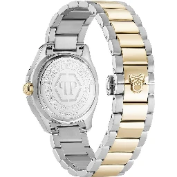 ساعة يد رسمية من الفولاذ المقاوم للصدأ الذهبي