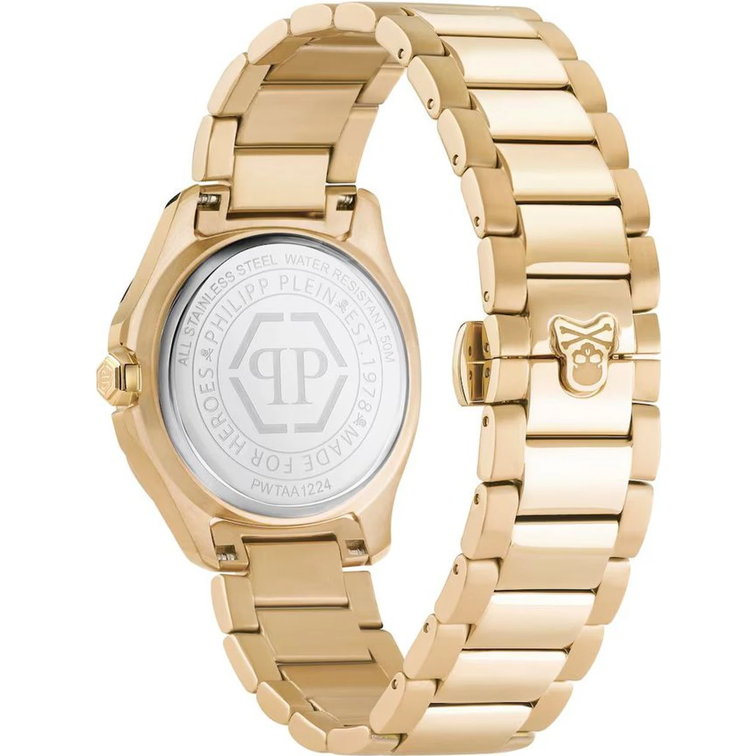 Gold Stainless Steel Dress Watch